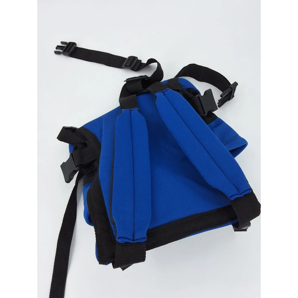 Fashion Pet Travel Gear Front Dog Carrier Backpack Blue Small Pet Tote Mesh